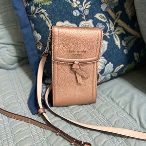Kate Spade Metallic Pink Crossbody Bag